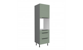ARIA SA/ANT 60 DPS-215 3S1F PREMIUM ūkinė spinta su stalčiais