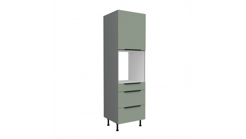 ARIA SA/ANT 60 DPS-215 3S1F PREMIUM ūkinė spinta su stalčiais