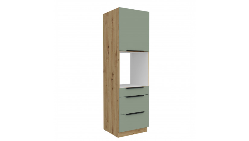 ARIA SA/AR 60 DPS-210 3S1F PREMIUM ūkinė spinta su stalčiais