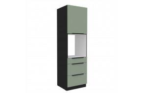 ARIA SA/BL 60 DPS-210 3S1F PREMIUM ūkinė spinta su stalčiais