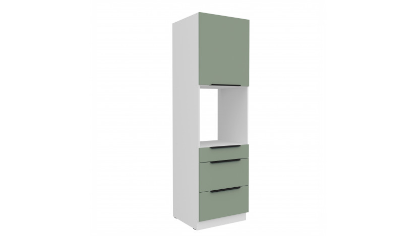 ARIA SA/WH 60 DPS-210 3S1F PREMIUM ūkinė spinta su stalčiais