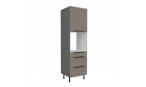 ARIA TA/ANT 60 DPS-215 3S1F PREMIUM ūkinė spinta su stalčiais