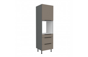 ARIA TA/ANT 60 DPS-215 3S1F PREMIUM ūkinė spinta su stalčiais