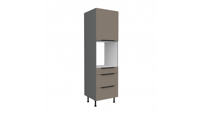 ARIA TA/ANT 60 DPS-215 3S1F PREMIUM ūkinė spinta su stalčiais