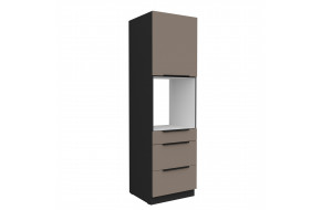 ARIA TA/BL 60 DPS-210 3S1F PREMIUM ūkinė spinta su stalčiais