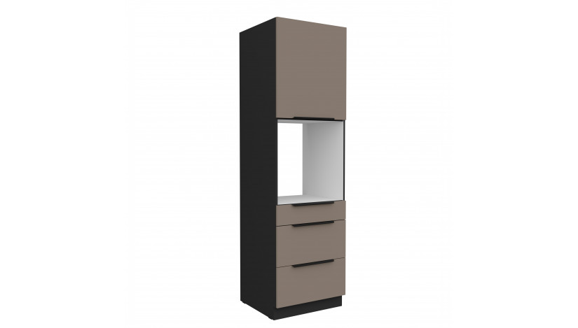 ARIA TA/BL 60 DPS-210 3S1F PREMIUM ūkinė spinta su stalčiais