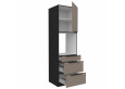 ARIA TA/BL 60 DPS-210 3S1F PREMIUM ūkinė spinta su stalčiais