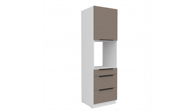 ARIA TA/WH 60 DPS-210 3S1F PREMIUM ūkinė spinta su stalčiais