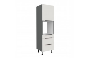 ARIA WH/ANT 60 DPS-215 3S1F PREMIUM ūkinė spinta su stalčiais