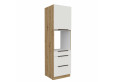 ARIA WH/AR 60 DPS-210 3S1F PREMIUM ūkinė spinta su stalčiais
