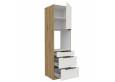 ARIA WH/AR 60 DPS-210 3S1F PREMIUM ūkinė spinta su stalčiais