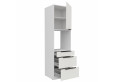 ARIA WH/WH 60 DPS-210 3S1F PREMIUM ūkinė spinta su stalčiais