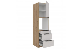 SOLEA 60 DPS-210 3S1F PREMIUM ūkinė spinta su stalčiais