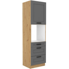 LUNA 60 DPS-210 3S 1F ūkinė spinta Dustgrey Artisan PREMIUM