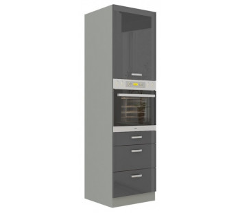 Grey 60 DPS-210 3S 1F ūkinė spinta PREMIUM Grey 60 DPS-210 3S 1F ūkinė spinta PREMIUM