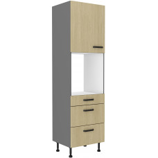 SCANDI 60 DPS-215 3S1F ūkinė spinta su stalčiais