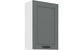 LUNA 60 G-108 1F Dustgrey Balta pakabinama spintelė