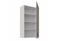 STILO 60 G-108 1F Claygrey balta pakabinama spintelė