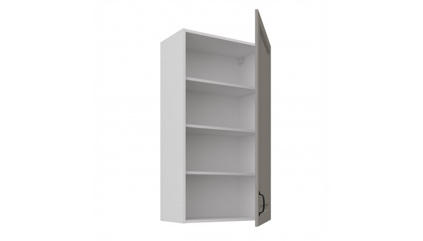 STILO 60 G-108 1F Claygrey balta pakabinama spintelė