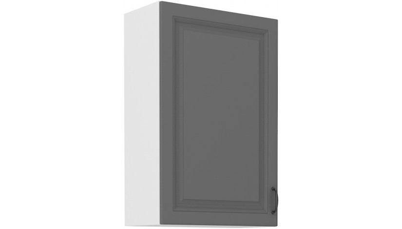 STILO 60 G-108 1F Dustgrey balta pakabinama spintelė