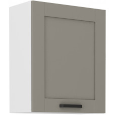 LUNA 60 G-72 1F pakabinama spintelė Claygrey Balta