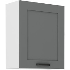 LUNA 60 G-72 1F pakabinama spintelė Dustgrey Balta