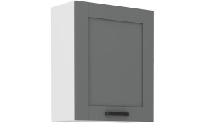LUNA 60 G-72 1F pakabinama spintelė Dustgrey Balta
