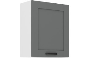 LUNA 60 G-72 1F pakabinama spintelė Dustgrey Balta