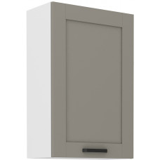 LUNA 60 G-90 1F Pakabinama Spintelė 90 cm Claygrey Balta