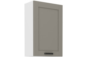LUNA 60 G-90 1F Pakabinama Spintelė 90 cm Claygrey Balta