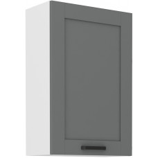 LUNA 60 G-90 1F Pakabinama Spintelė 90 cm Dustgrey Balta