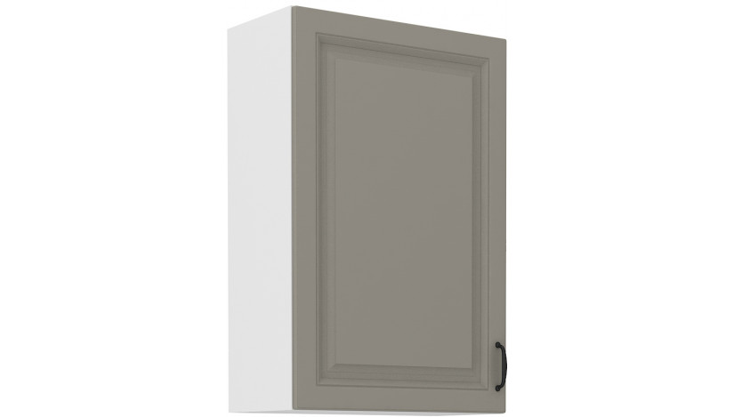 Stilo 60 G-90 1F Pakabinama Spintelė 90 cm Claygrey balta