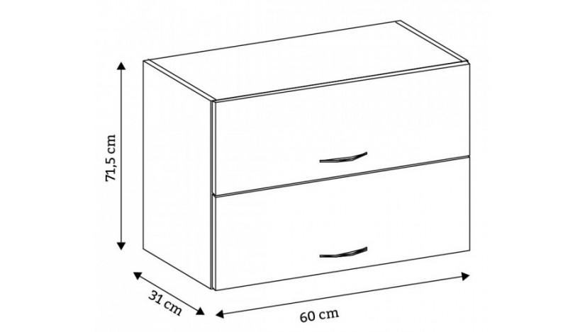 Grey 60 Gu-72 pakabinama spintelė