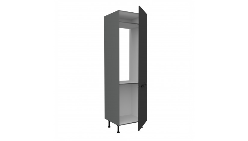 ARIA BL/ANT 60 LO-215 2F įmont. šaldytuvo spinta
