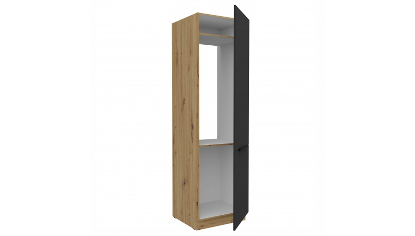 ARIA BL/AR 60 LO-210 2F įmont. šaldytuvo spinta