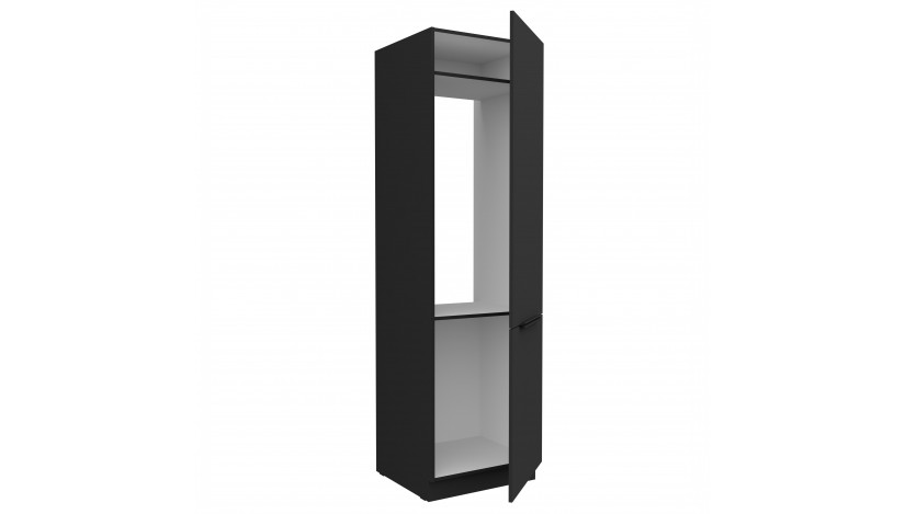 ARIA BL/BL 60 LO-210 2F įmont. šaldytuvo spinta