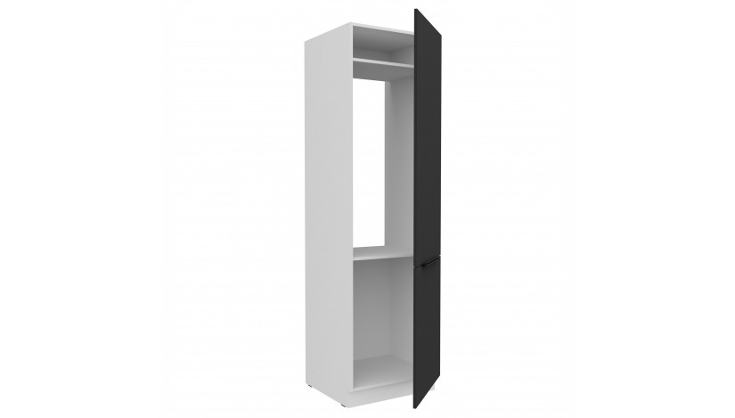 ARIA BL/WH 60 LO-210 2F įmont. šaldytuvo spinta
