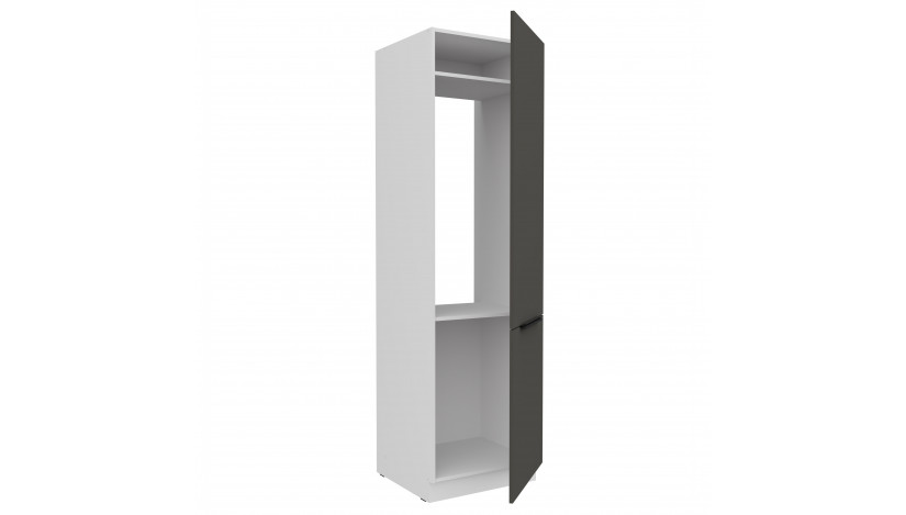 ARIA GR/WH 60 LO-210 2F įmont. šaldytuvo spinta