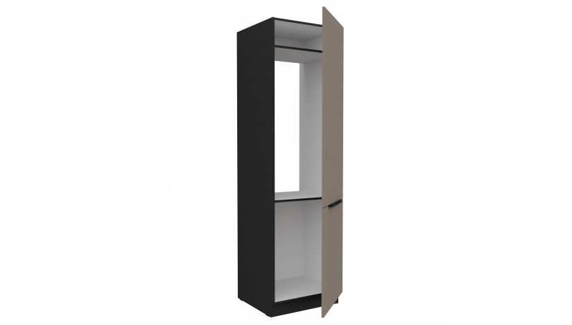 ARIA TA/BL 60 LO-210 2F įmont. šaldytuvo spinta