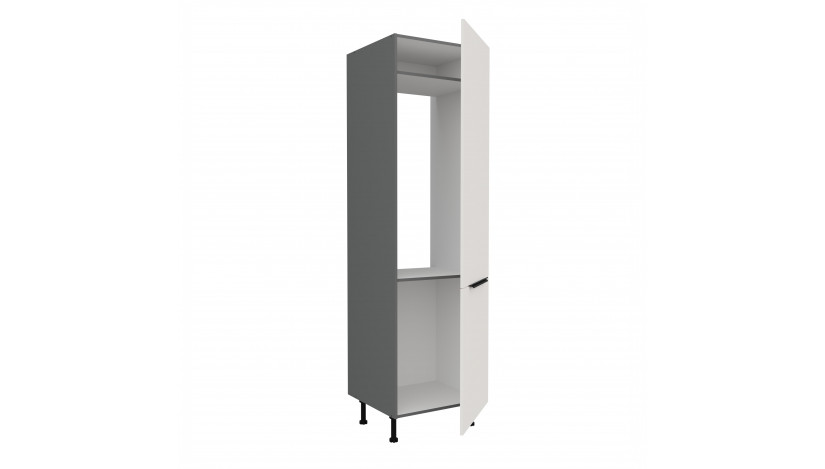 ARIA WH/ANT 60 LO-215 2F įmont. šaldytuvo spinta