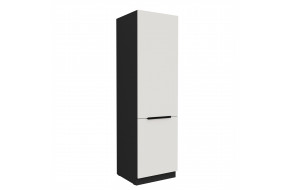 ARIA WH/BL 60 LO-210 2F įmont. šaldytuvo spinta