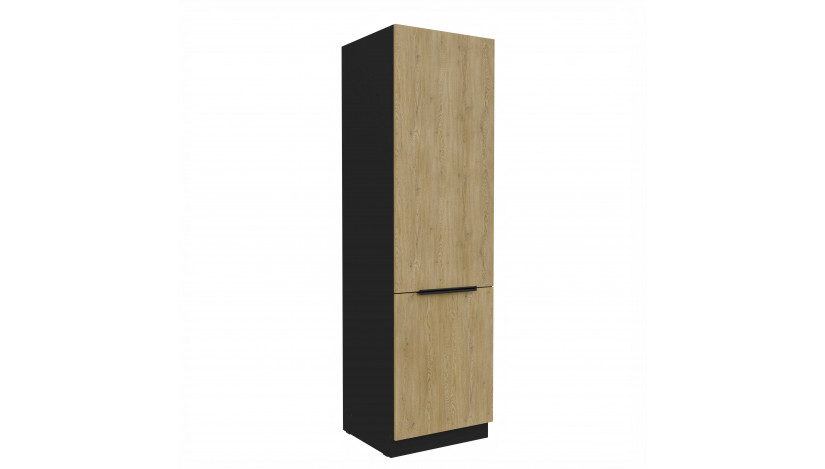 CREMONA BL 60 LO-210 2F įmont. šaldytuvo spinta