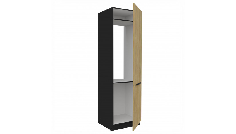 CREMONA BL 60 LO-210 2F įmont. šaldytuvo spinta