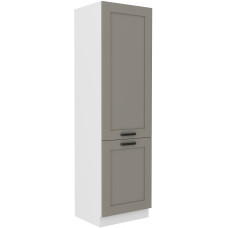 LUNA 60 LO-210 2F šaldytuvo spinta Claygrey Balta