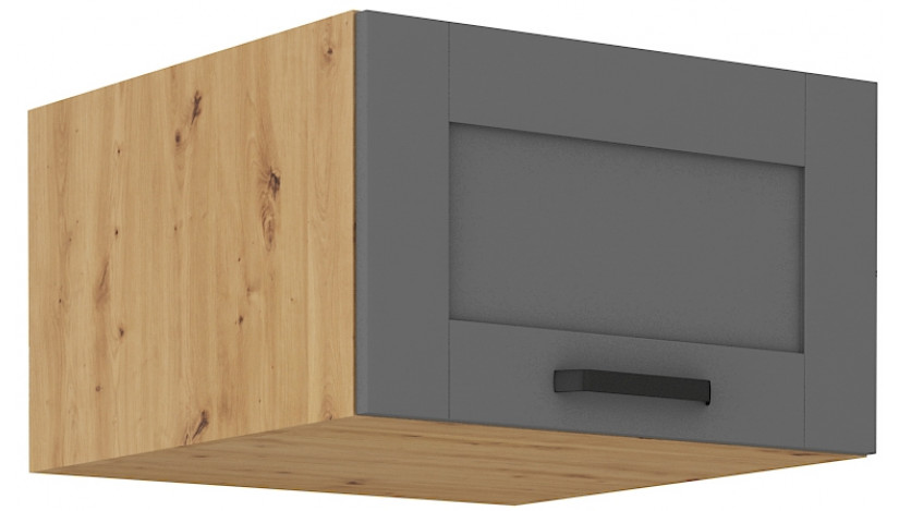 LUNA 60 NAGU-36 1F antresolinė spintelė 57 cm gylis Dustgrey Artisan