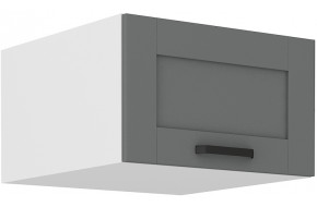 LUNA 60 NAGU-36 1F antresolinė spintelė 57 cm gylis Dustgrey Balta