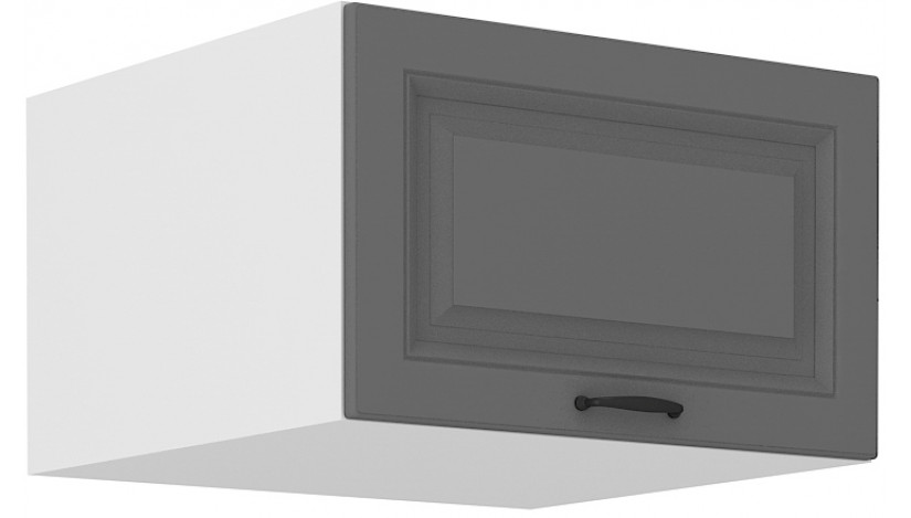 Stilo 60 NAGU-36 1F antresolinė spintelė 57 cm gylis Dustgrey balta