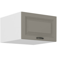 Stilo 60 NAGU-36 1F antresolinė spintelė 57 cm gylis Claygrey balta
