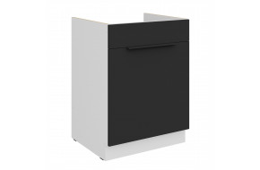 ARIA BL/WH 60 ZL 1S BB PREMIUM kriauklės spintelė su stalčiumi