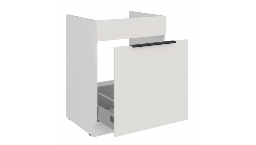 ARIA WH/WH 60 ZL 1S BB PREMIUM kriauklės spintelė su stalčiumi